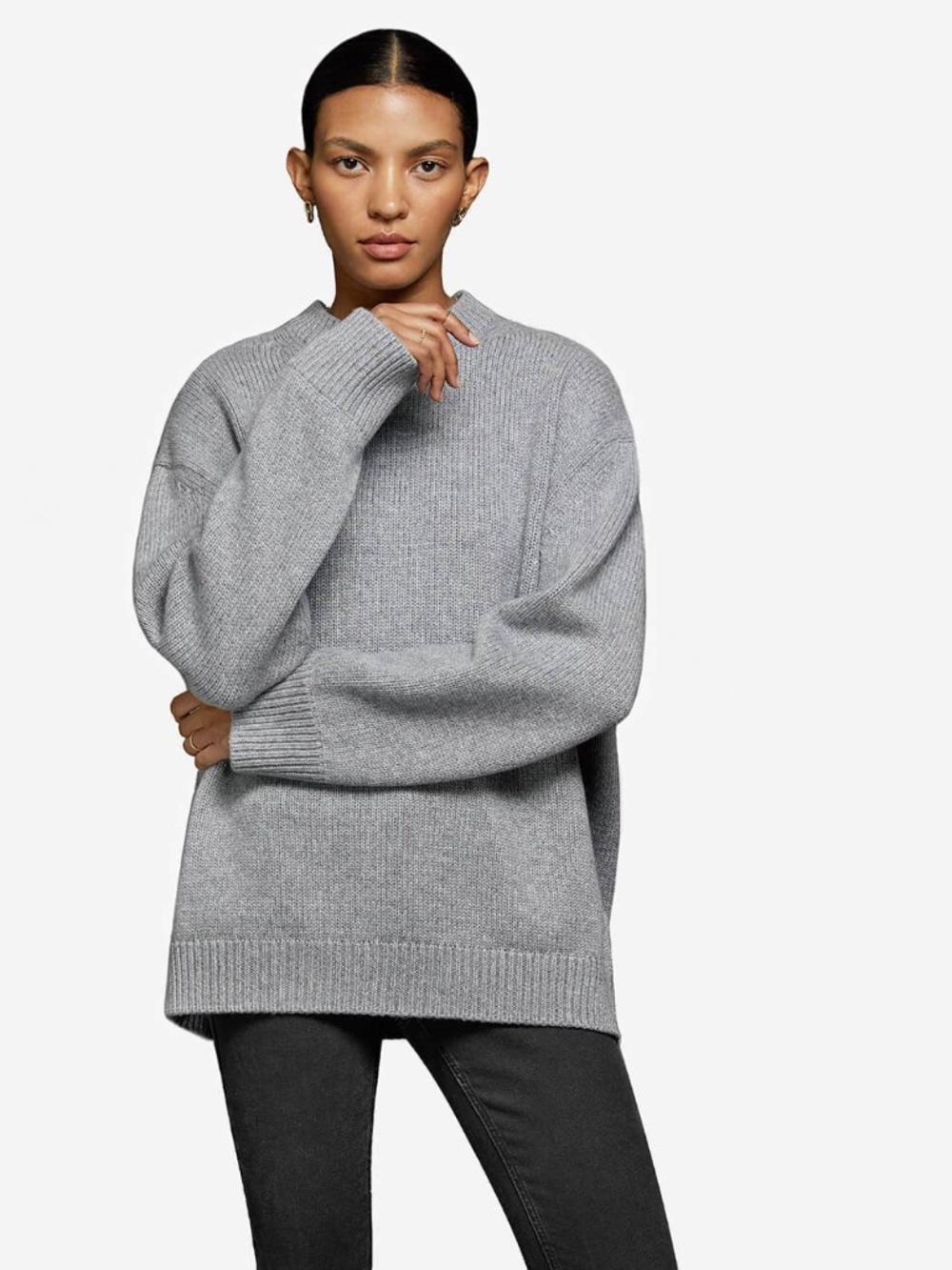 Anine Bing Rosie Sweater Grey Size XS RRP $700